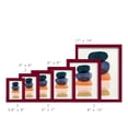 thumbnail image 3 of Mod Pods I -Framed Print w/glass-Cherry Red, 3 of 7