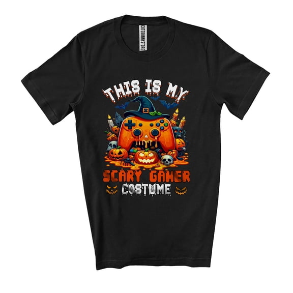 This Is My Scary Gamer Costume; Amazing Halloween Witch Game Controller Player; Gaming Unisex T-Shirt