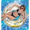 thumbnail image 6 of CoTa Global Inflatable Pearl White Pool Float Tube - Premium Confetti Pool Float, Inflatable Tube Ring Pool Float for Kids and Adults, Heavy Duty Pool Ring Party Float for Beach, Lake - 36 Inches, 6 of 7