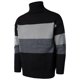 thumbnail image 4 of Gibobby Suéter ligero hombre Suéter de cachemira sin costuras para hombre, cuello alto, suéter de lana de punto casual(Negro,XG), 4 of 5