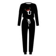 thumbnail image 4 of Kmdttou Fashion Plus Size Set Sweatsuits Tracksuits for Women's Print Long Sleeve Sport Pullover Tops + Pants Set on Clearance!, 4 of 6