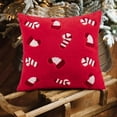 thumbnail image 5 of PEONAVET Christmas Pillow Christmas Throw Pillows Peppermint Pillows Red and White Christmas Decorations Cute Plush Pillow Christmas Decorative Cushion Cover, 5 of 5