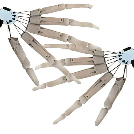 

Mosey Articulated Fingers Multi-Function 1 Pair Ghost Joints Fingers Gloves Waterproof Scary Haunted House Decor