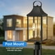 thumbnail image 3 of Lámpara impermeable de 3 luces Outdoor Post Light MYHXQ de 18.6 pulgadas, 3 of 8