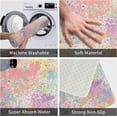 thumbnail image 4 of Welcome Door Mats Abstract Pastel Rugs Rug Carpets Bathroom Decorations for Kitchen Bedroom Indoor Floor Greeting Front Porch Rugs Indoor Outdoor Door Mats Entrance Patio Carpet Decor 17x30 inch, 4 of 6