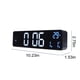 thumbnail image 3 of Gran despertador digital LED con fecha y temperatura - Reloj recargable de pared/escritorio con pospida y regulador para dormitorio, oficina y salón, 3 of 7