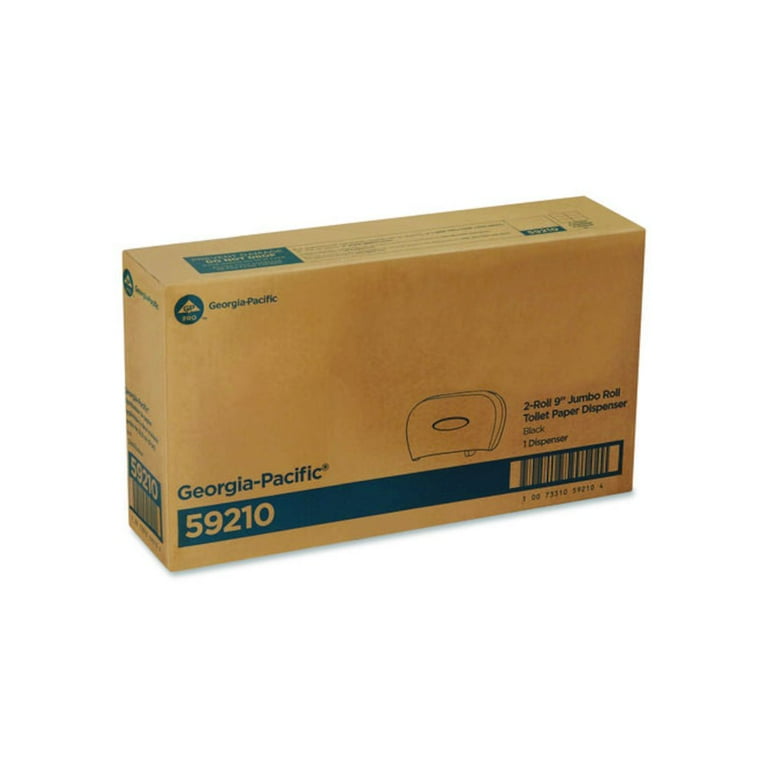 Jumbo Jr. Double Roll Bathroom Tissue Dispenser, 22.1 X 4.8 X 12.1