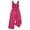 F18 Pink, variant on Curuila Toddler Girls Jumpsuit With Button Sleeveless Ruffle Trim Solid Color Square Neck Casual Comfort Bodysuits Pink Size 7-8 Years