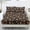 Black-Floral, variant on Kuiaobaty Floral Print Fitted Sheet with 2 Pillowcase Sturdy Breathable Bed Sheet Set with Deep Pocket Soft Fitted Sheet Set Twin Size