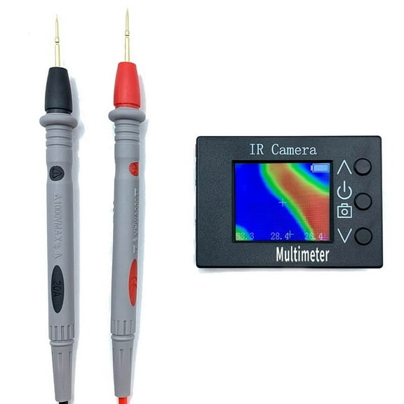 Portable IR Thermal Imaging Multimeter, 32x24 IR Camera & Digital Multimeter 2 in 1 Digital Infrared Thermal Imager