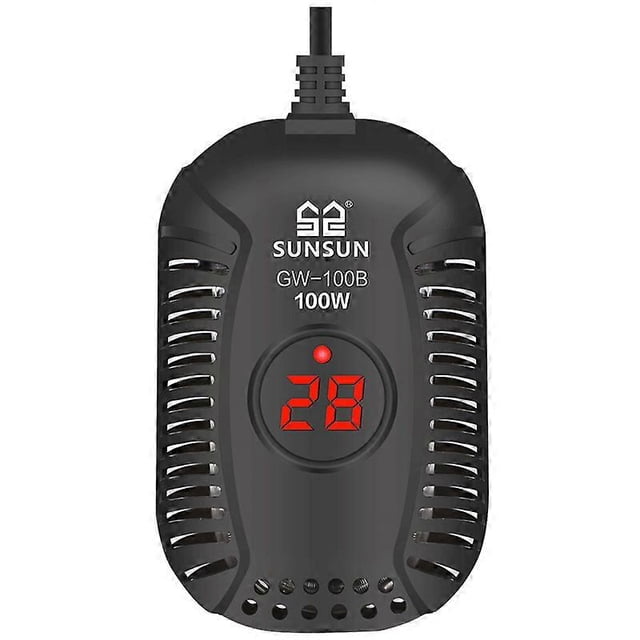 Calentador de temperatura para acuario con forma de tortuga, varillas calefactoras eléctricas para acuario, controlador de temperatura digital en forma de varilla para pecera, pecera para tortuga, 1