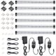 thumbnail image 1 of DELight 90 LEDs Under Cabinet Lighting Kit Plug in 3000K Kitchen Counter Light 6 Pack, 1 of 11