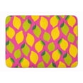 thumbnail image 1 of Carolines Treasures BB5143RUG Lemons & Limes on Pink Machine Washable Memory Foam Mat, 1 of 4