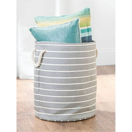 

2017430 LUCA BIN LARGE ROUND iDesign 16 in. H X 13 in. W X 13 in. D Stackable Fabric Storage Bin (Pack of 1)