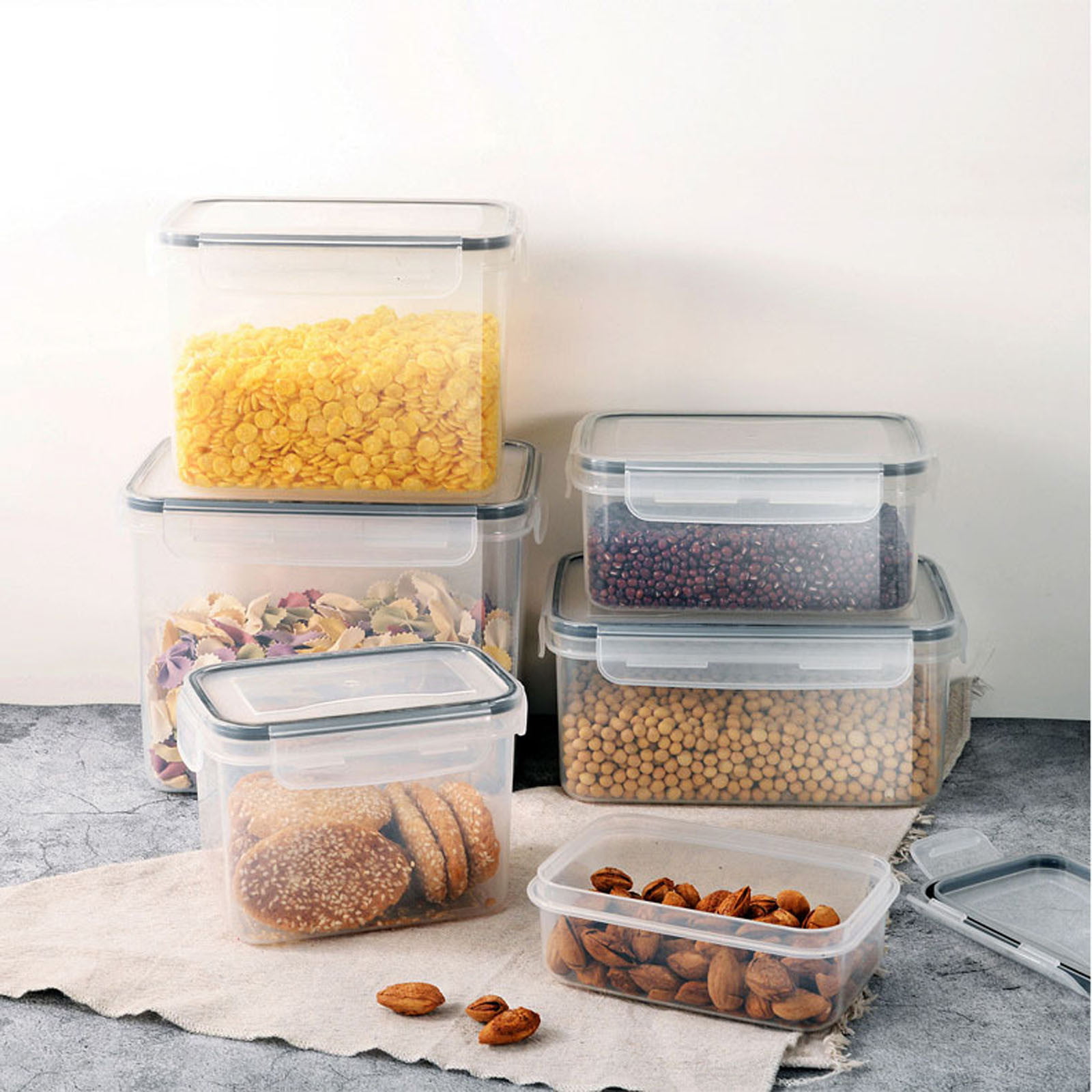 Bendross 10 Container Food Storage Set (Set of 10) Prep & Savour Color: Gray