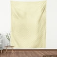 thumbnail image 4 of Ambesonne Vintage Asian Fabric by the Yard Upholstery, Oriental Shapes Art, 5 Yards, White and Pastel Yellow, 4 of 5