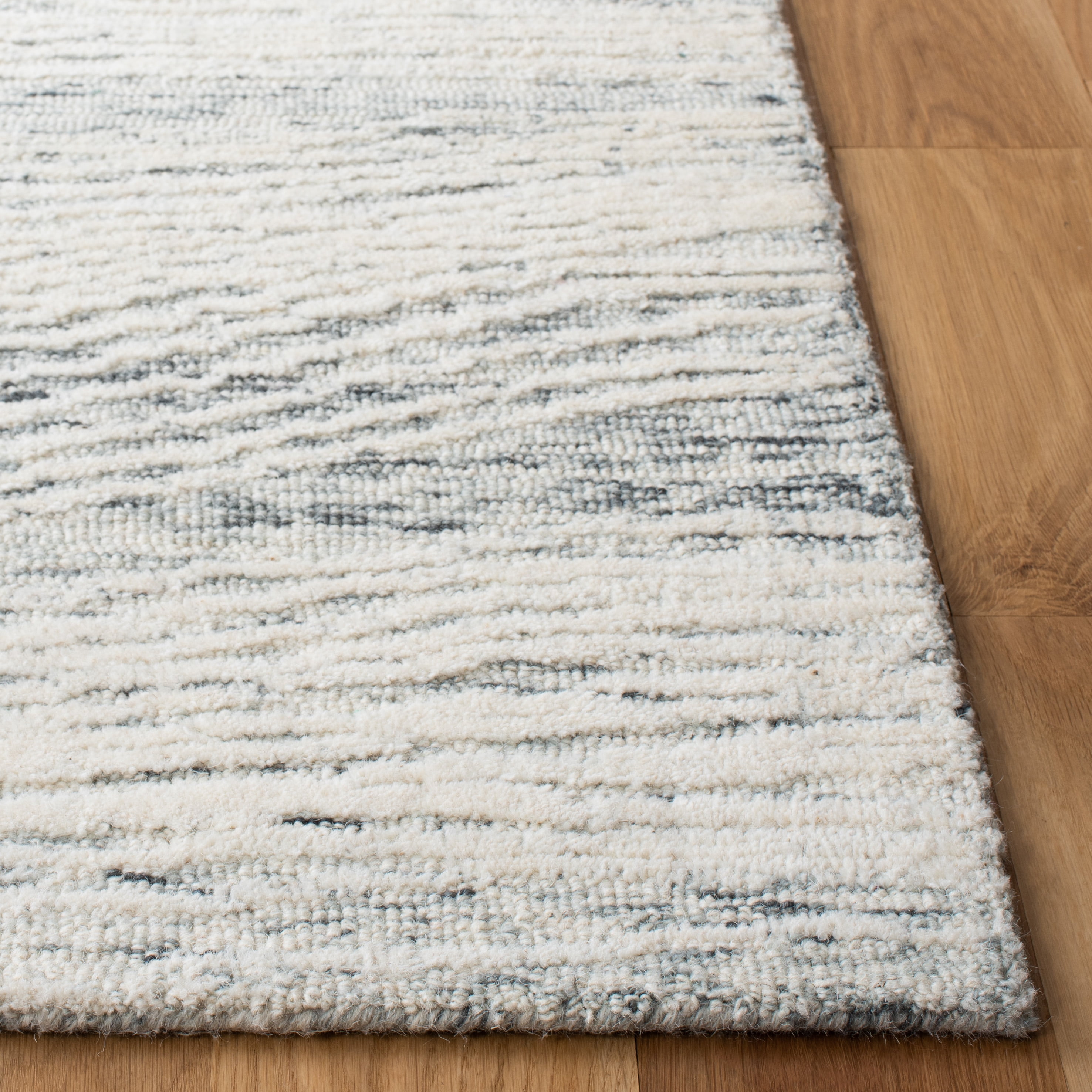 SAFAVIEH Metro Bridget Abstract Area Rug, Dark Grey/Ivory, 9' x 12'