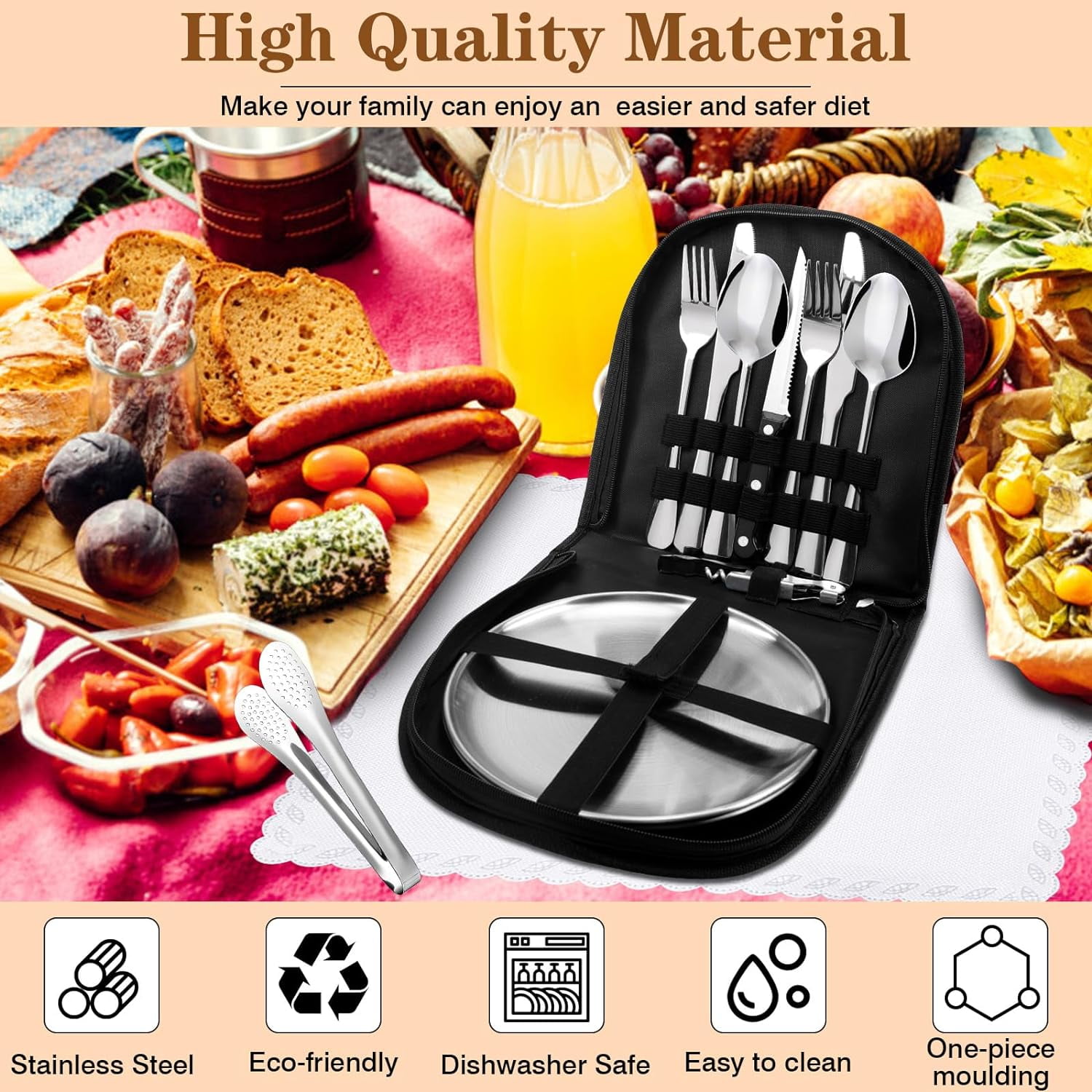 Set Camping Cutlery With 3 Pieces ⚔️ Medieval Shop - View #7