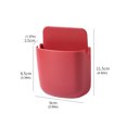 thumbnail image 3 of Toystoory Soporte de pared con Control remoto para sala de estar con orificio de carga, controlador de teléfono móvil para oficina, bolsas de basura, Cocina y Comedor Rojo Toystoory HA064432-02, 3 of 6