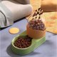 thumbnail image 3 of Pieces Automatic Food and Water Dispenser for Cat Dog, 2 in 1 Set Feeders and Drinkers for Pets Capacity 2L (Green), 3 of 4