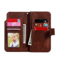 thumbnail image 6 of Galaxy A71(4G) Case, Allytech Premium PU Leather Shockproof 9 Cards Slots Flip Folio Full Protection Impact Resistant Wallet Case TPU Back Cover for Samsung Galaxy A71(4G), Brown, 6 of 10
