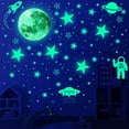 thumbnail image 3 of Estrellas que brillan en la oscuridad para el techo, 103 piezas de estrellas que brillan en la oscuridad para decoración de pared de niños, para dormitorio infantil, 3 of 5