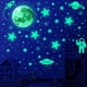 thumbnail image 3 of Estrellas que brillan en la oscuridad para techo, 103 estrellas de techo que brillan en la oscuridad, decoración de pared para niños, para dormitorio de niños, 3 of 5