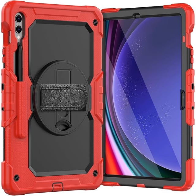 Funda Protectora para Samsung Galaxy Tab S10 Plus 12.4" 2024 / S9 FE Plus / S9 Plus 2023 - Rojo