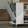 thumbnail image 4 of JRHRXXY Kitchen Island with Storage, Breakfast Bar, Large Coffee Bar with Hooks, 4 of 11