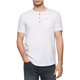 thumbnail image 1 of Calvin Klein - Camiseta henley a rayas para hombre, color blanco, extragrande, 1 of 1