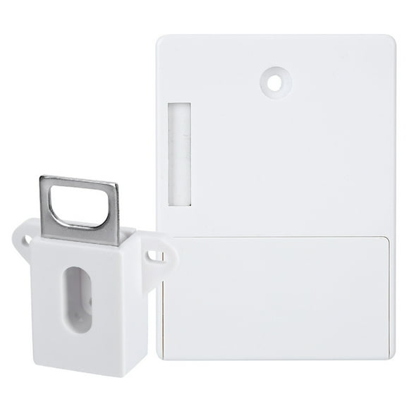 Serrures à Clés Mécaniques, Serrure d'Armoire Sans Clé Serrure d'Armoire Électronique, pour Garde-Robe Antivol Casier Maison Sécurité Intelligente Blanc,Noir,Gris