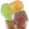 thumbnail image 4 of Set of 3 Glitter Sugar Ball - Glittery Shimmer Thick Glue/Gel Stretch Ball - Ultra Squishy and Moldable Slow Rise Relaxing Sensory Fidget Stress Toy (Random Colors), 4 of 8