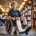 thumbnail image 4 of Jiueut Daisy Leg Cast Covers Foot Cast Covers for Shower Adult Size M Walking Boot Cover Orthopedic Medical Air Walker Boot Foot Cast Cover Easy to Clean Foot Cast Covers, 4 of 7