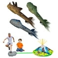 thumbnail image 2 of B Dinosaur Stomping Rocket Toy Jump Activated Projectile Launching Backyard Game For Kids Family Fun, 2 of 9