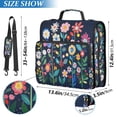 thumbnail image 2 of FORMRS Zipper Binder with Shoulder Strap 2-inch Ring 500 Sheet Capacity File Bag, Bloom Flowers, 2 of 5