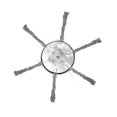 thumbnail image 3 of Weed Eater Blades Steel Wire Grass Trimmer Heads Rounded Edge Weed Trimmer, Steel Wire Wheel Garden, 3 of 5