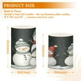 thumbnail image 6 of Yayeee Flameless Candles with Remote Flickering Battery Operated Multi Color Changing, Snowman Family, 6 of 7