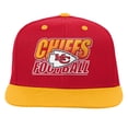 thumbnail image 2 of Youth Outerstuff Red Kansas City Chiefs Team Gradient Deadstock Snapback Hat, 2 of 3