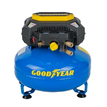 Goodyear 6 Gallon 150 PSI Oil Free Electric Pancake Air Compressor