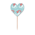 thumbnail image 1 of Carp Waves Japan Totem Art Deco  Fashion Toothpick Flags Heart Lable Cupcake Picks, 1 of 3
