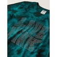 thumbnail image 6 of Victoria's Secret Pink Shine Rhinestone Knit Short Sleeve Perfect Tee Size Small Color Tie Dye Teal Nwt, 6 of 6