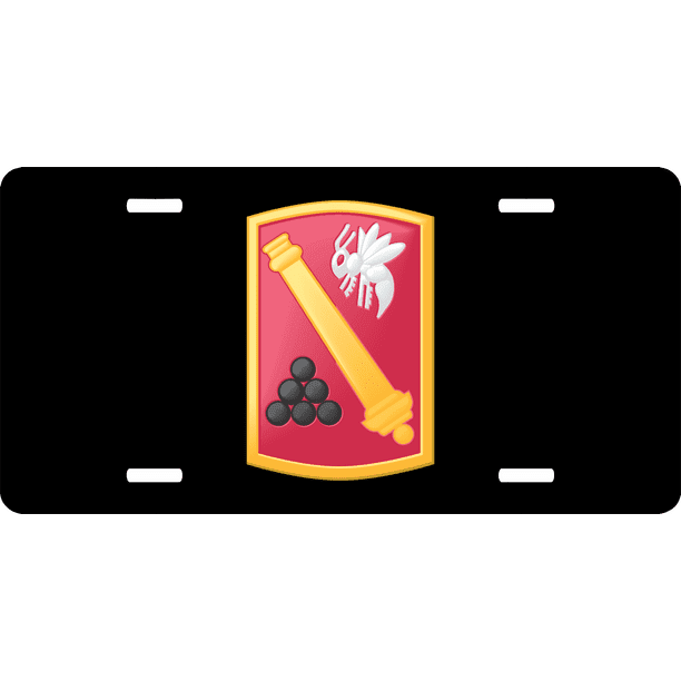 Army 113th Field Artillery Brigade License Plate