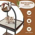 thumbnail image 5 of Costway 47" Large Cat Tree Tower with Top Perch Cat Bed Cat Condo Scratching Posts Indoor White, 5 of 11
