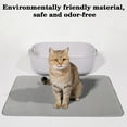 Cat Litter Mat, 12"x12" Litter Box Mat, Double Layer Trapping