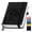 Black, variant on Lined Journal Notebook 365 Pages, A5 Leather Journals for Writing Women & Men, Hardcover Notebook with 100GSM Thick Paper, Daily Journal Notebook for Travel, Work, Note Taking, College Ruled