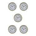 thumbnail image 3 of Baohd 1/2/3/5 Regal Charm Round Clocks Head Insert Roman Number For Luxurious Touch Roman gold 5PCS, 3 of 6
