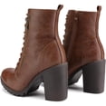 thumbnail image 3 of Botas Dream Paris Para Dama Estilo Tacon Alto Botin Casual Negro Talla 24.5, 3 of 4