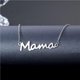 thumbnail image 2 of Collar con colgante de letras de acero inoxidable para mujer, regalos de amor para madres, joyería para mamá, accesorios de envío directo, Bisutería, 2 of 4