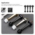 thumbnail image 2 of GOOHOCHY 4Pcs Door Stopper for Homeowners in Black and Zinc Alloy Material, 2 of 8