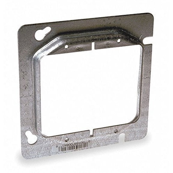 RACO Galvanized Zinc Plaster Ring, for Use with 4" One Gang Box